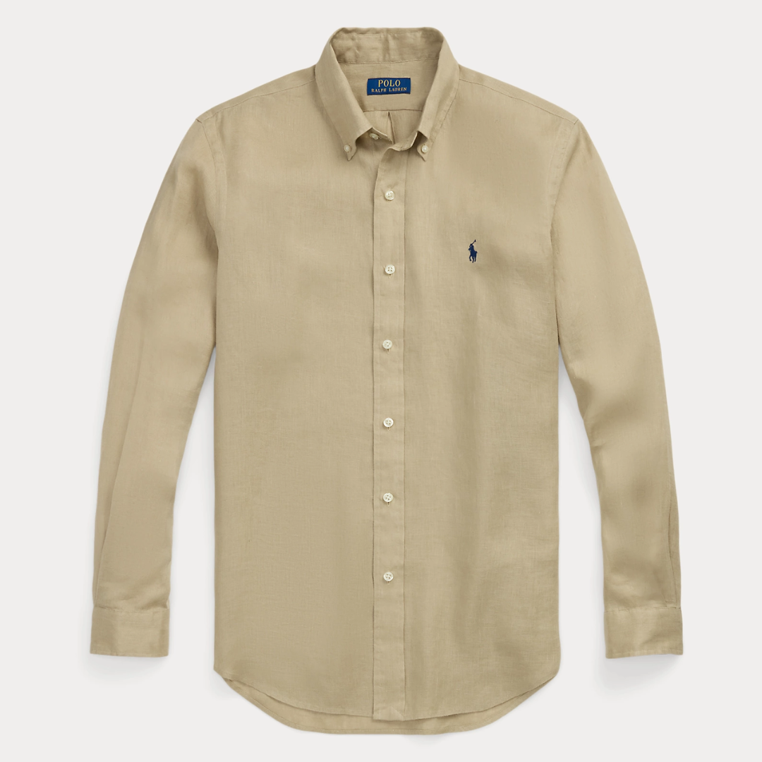 Camicia classica in lino RL