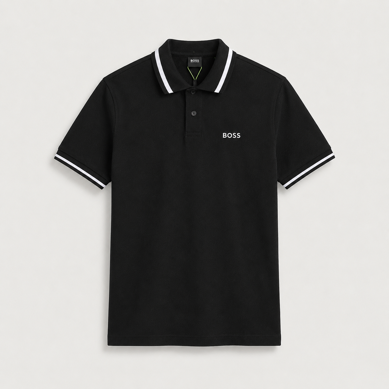 BOSS Premium Piqué-Polo - variante preta