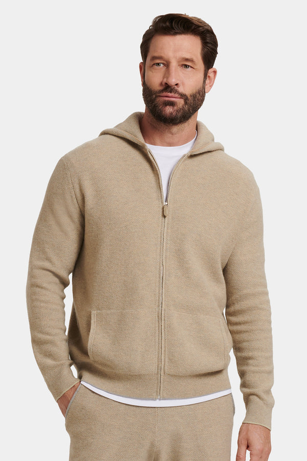 LA FELPA CON CAPPUCCIO E ZIP FARO