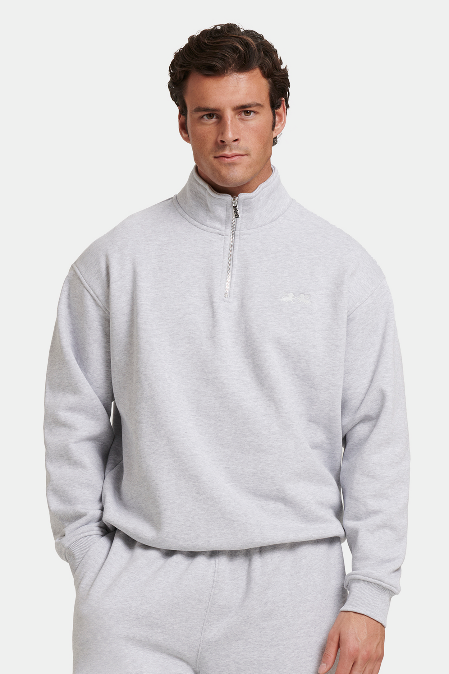 MAGLIONE MILAN CON ZIP CORTA