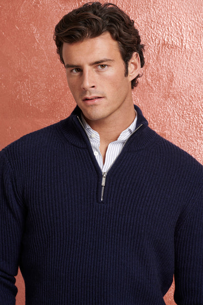 MAGLIONE VICO CON MEZZA CERNIERA