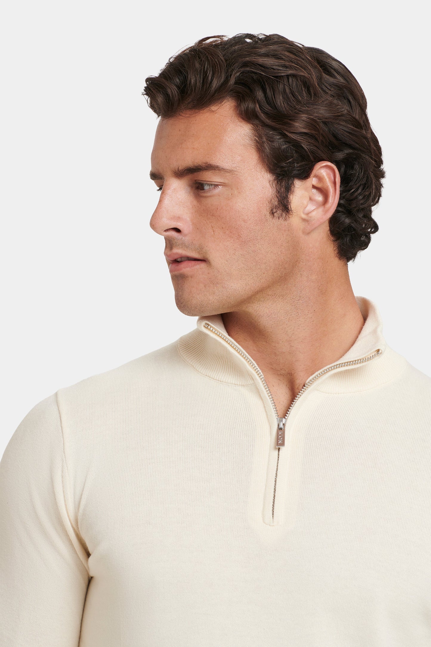 IL MAGLIONE SANTONI QUARTER ZIP