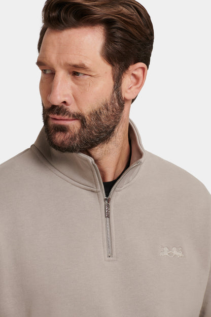 MAGLIONE MILAN CON ZIP CORTA