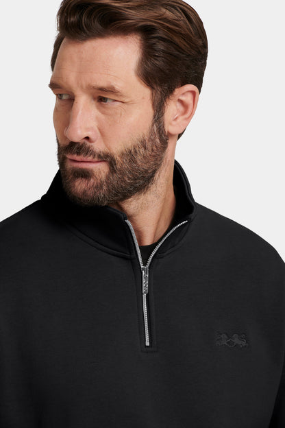 MAGLIONE MILAN CON ZIP CORTA
