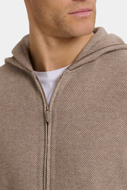 LA FELPA CON CAPPUCCIO E ZIP FARO