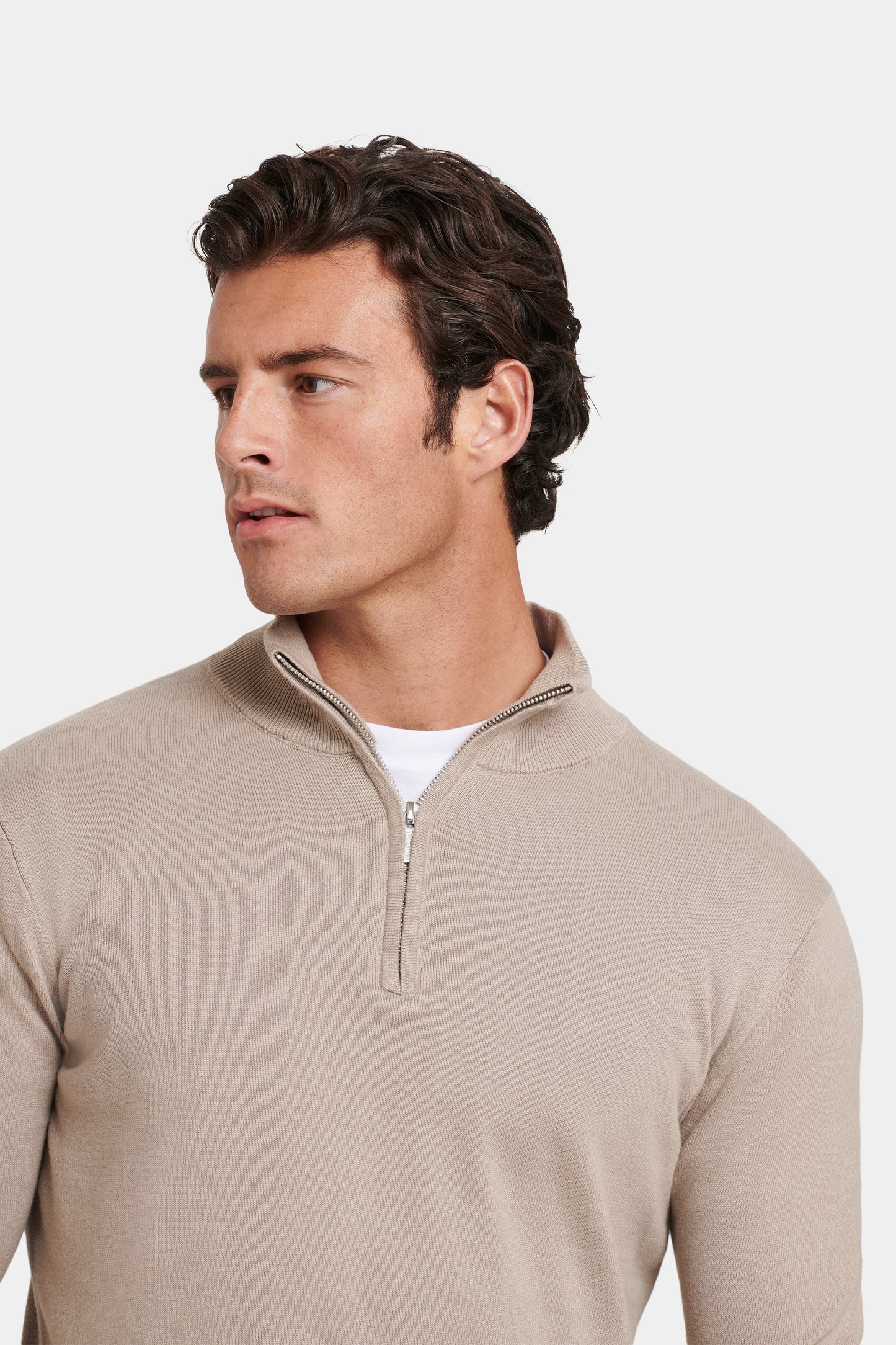 IL MAGLIONE SANTONI QUARTER ZIP