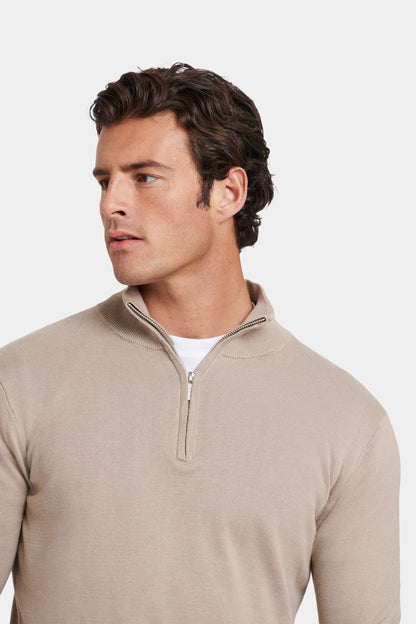 IL MAGLIONE SANTONI QUARTER ZIP