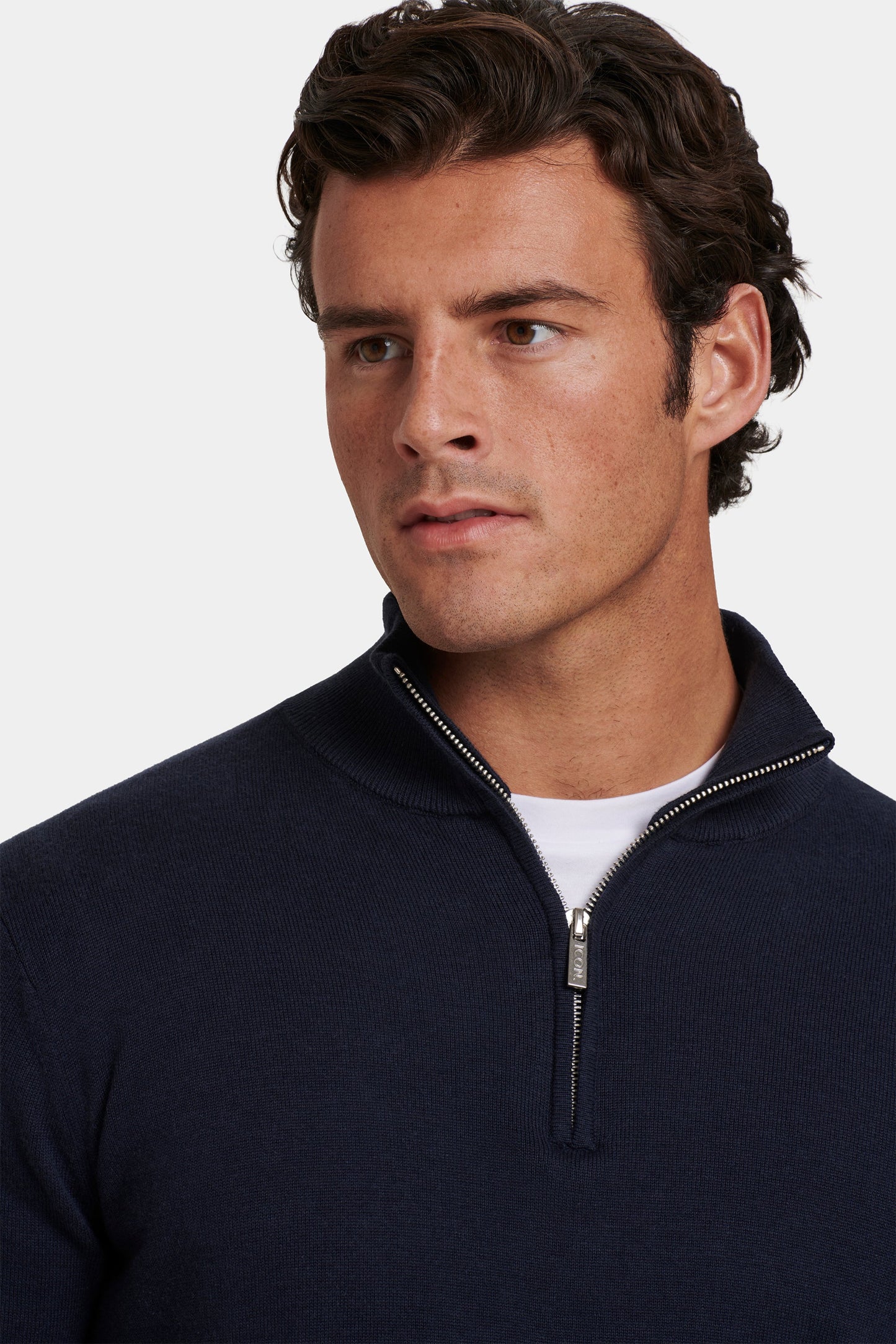 IL MAGLIONE SANTONI QUARTER ZIP