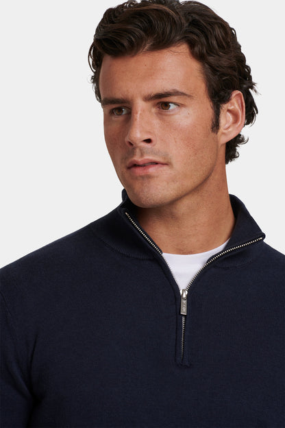 IL MAGLIONE SANTONI QUARTER ZIP