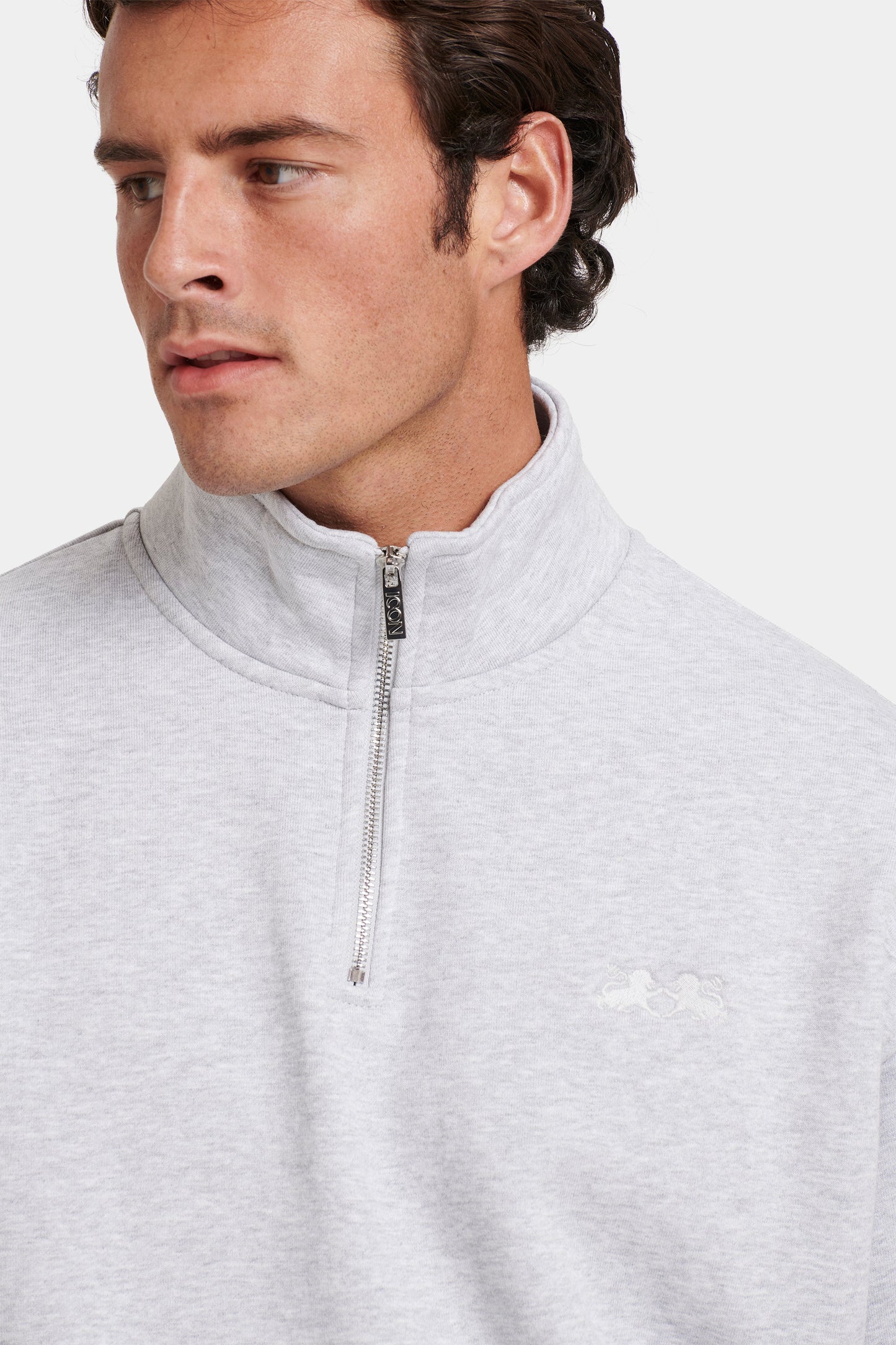 MAGLIONE MILAN CON ZIP CORTA