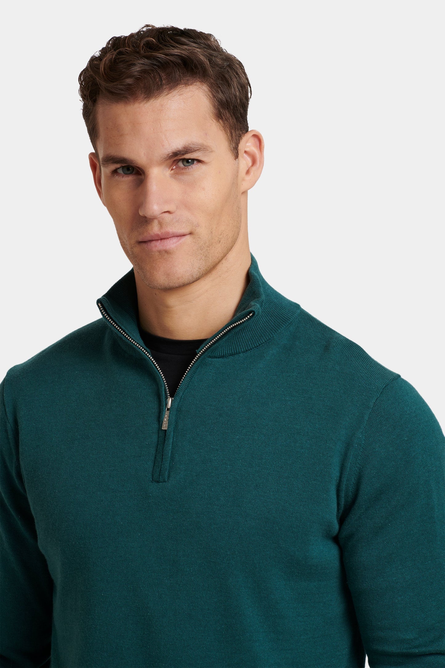 IL MAGLIONE SANTONI QUARTER ZIP