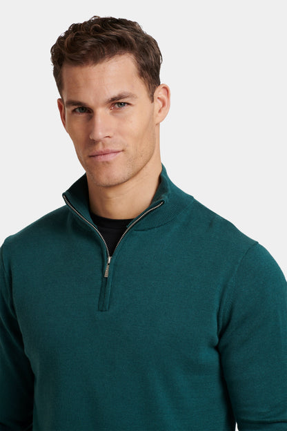 IL MAGLIONE SANTONI QUARTER ZIP