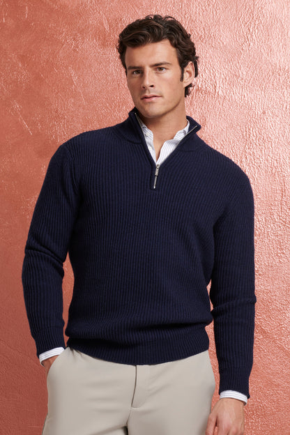 MAGLIONE VICO CON MEZZA CERNIERA