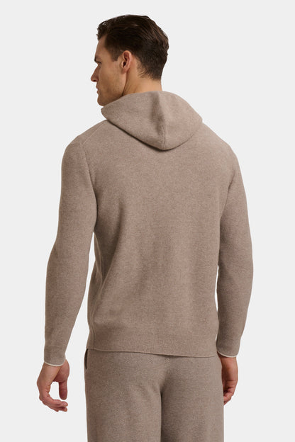 LA FELPA CON CAPPUCCIO E ZIP FARO