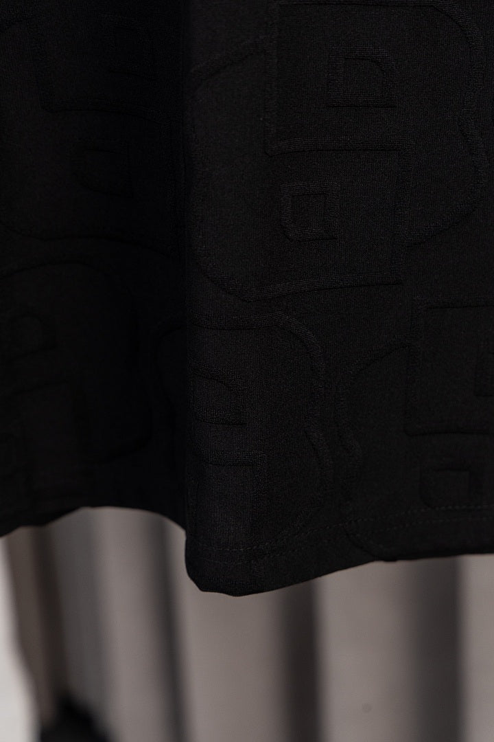 BOSS Zweiteiler mit Stehkragen und Monogramm-Prägung - Schwarz - 11