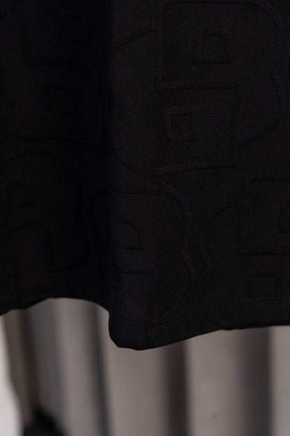 BOSS Zweiteiler mit Stehkragen und Monogramm-Prägung - Schwarz - 11