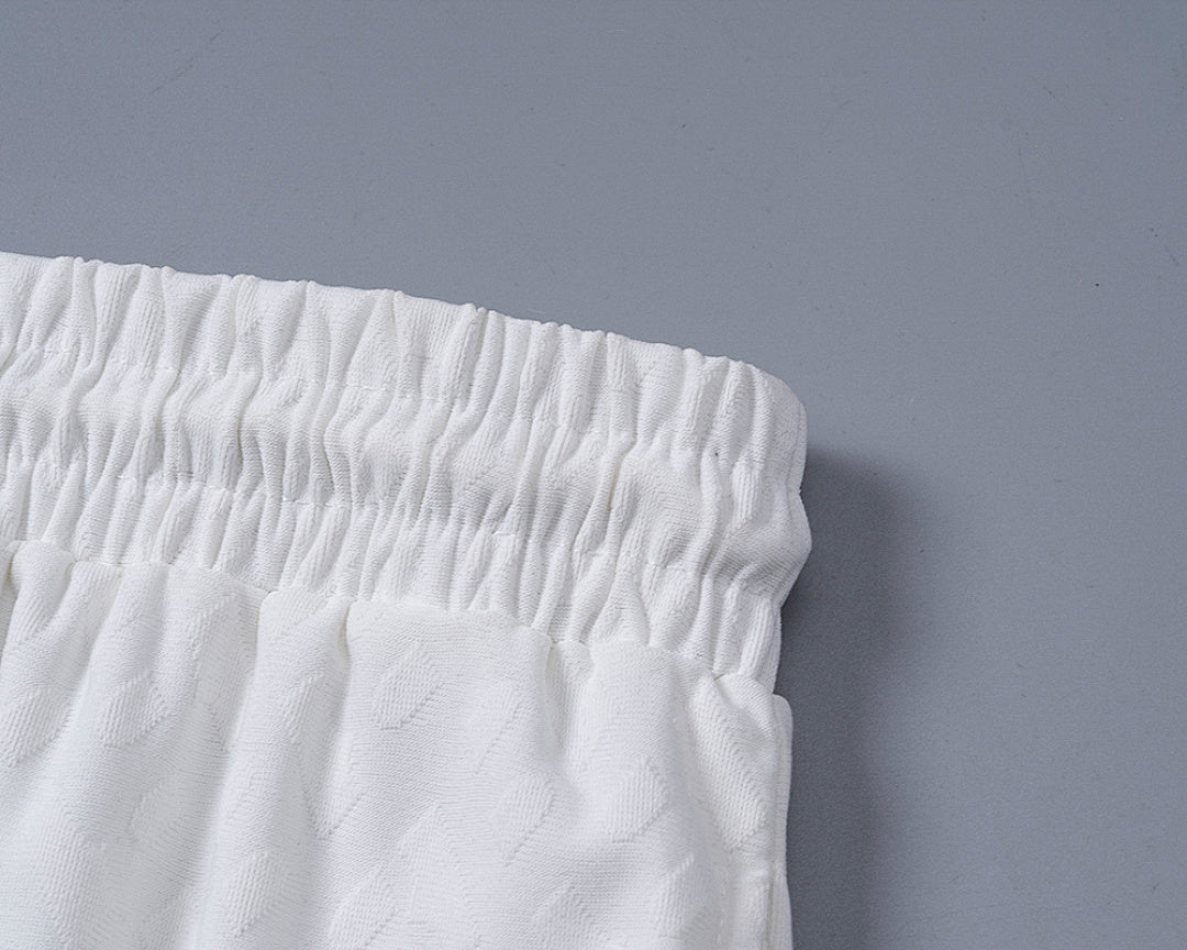 BOSS Zweiteiler mit Monogramm-Prägung - Weiß - 12