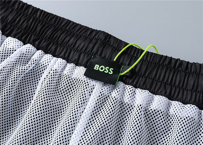 BOSS Badeshorts mit Seitenstreifen - 12