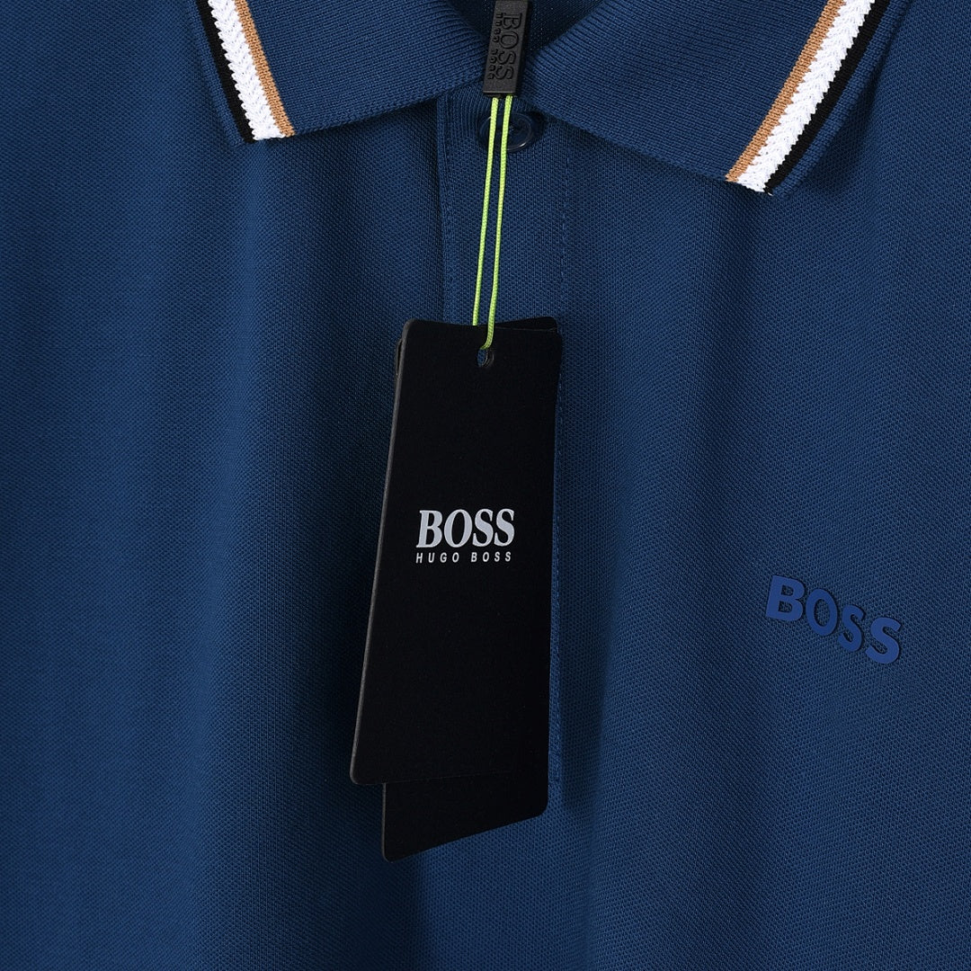BOSS Poloshirt mit Kontrastkragen - 13
