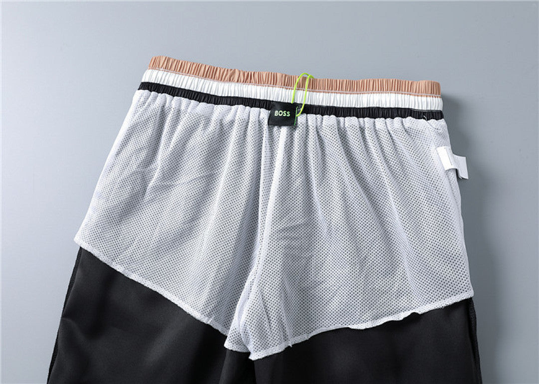 BOSS Badeshorts mit Kontrastbund - 14