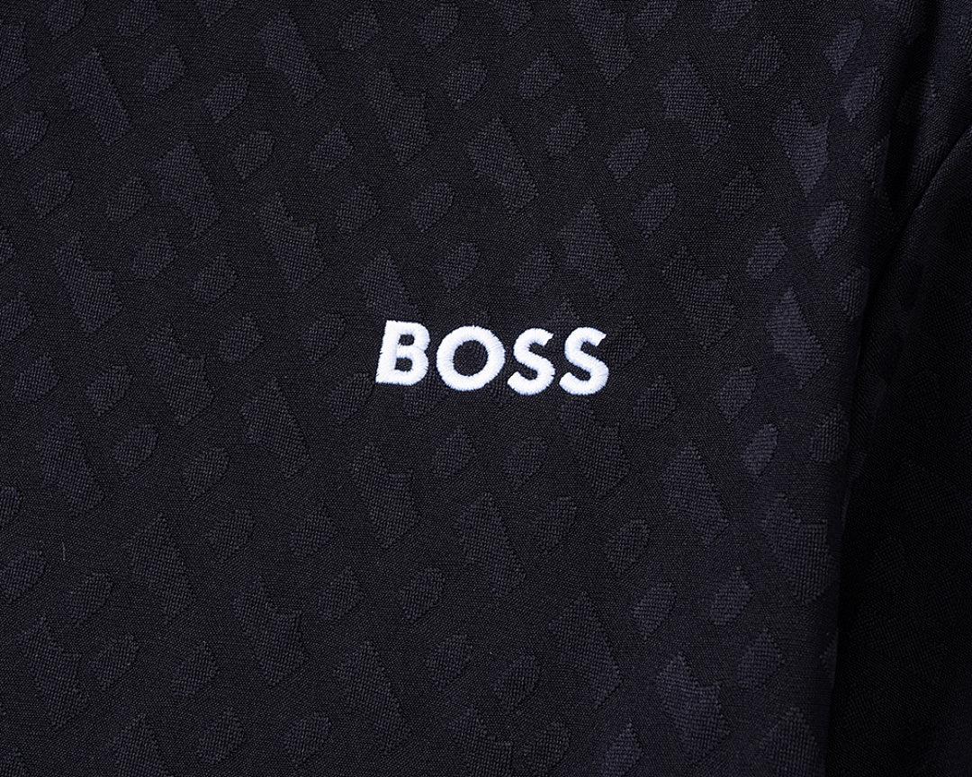 BOSS T-Shirt-Zweiteiler mit Monogramm-Prägung - Schwarz - 15