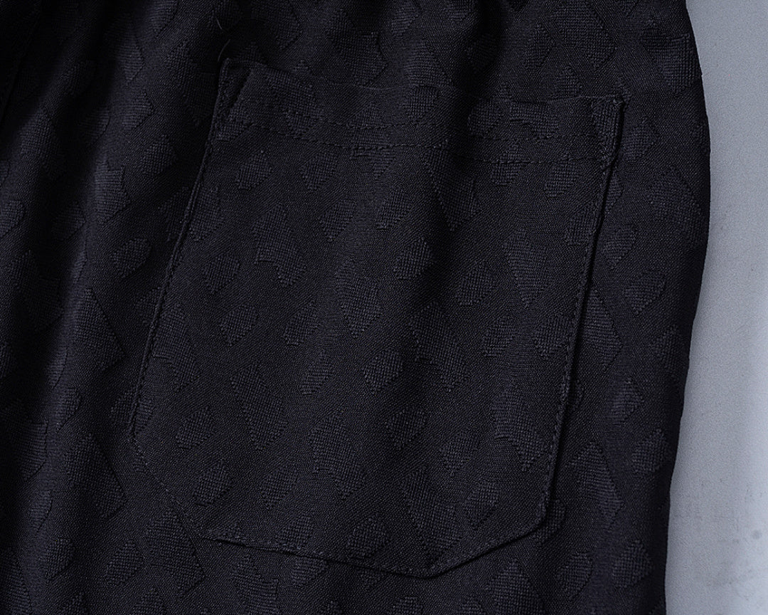 BOSS T-Shirt-Zweiteiler mit Monogramm-Prägung - Schwarz - 17