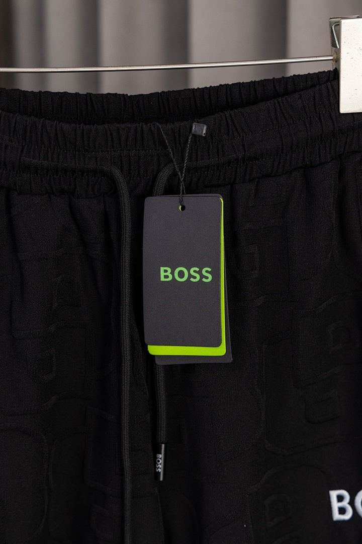 BOSS Zweiteiler mit Stehkragen und Monogramm-Prägung - Schwarz - 17