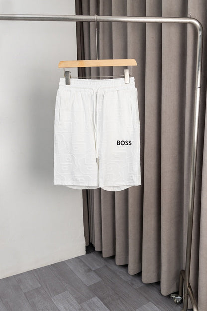 BOSS Zweiteiler mit Stehkragen und Monogramm-Prägung - Weiß - 17