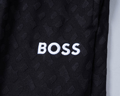 BOSS T-Shirt-Zweiteiler mit Monogramm-Prägung - Schwarz - 18