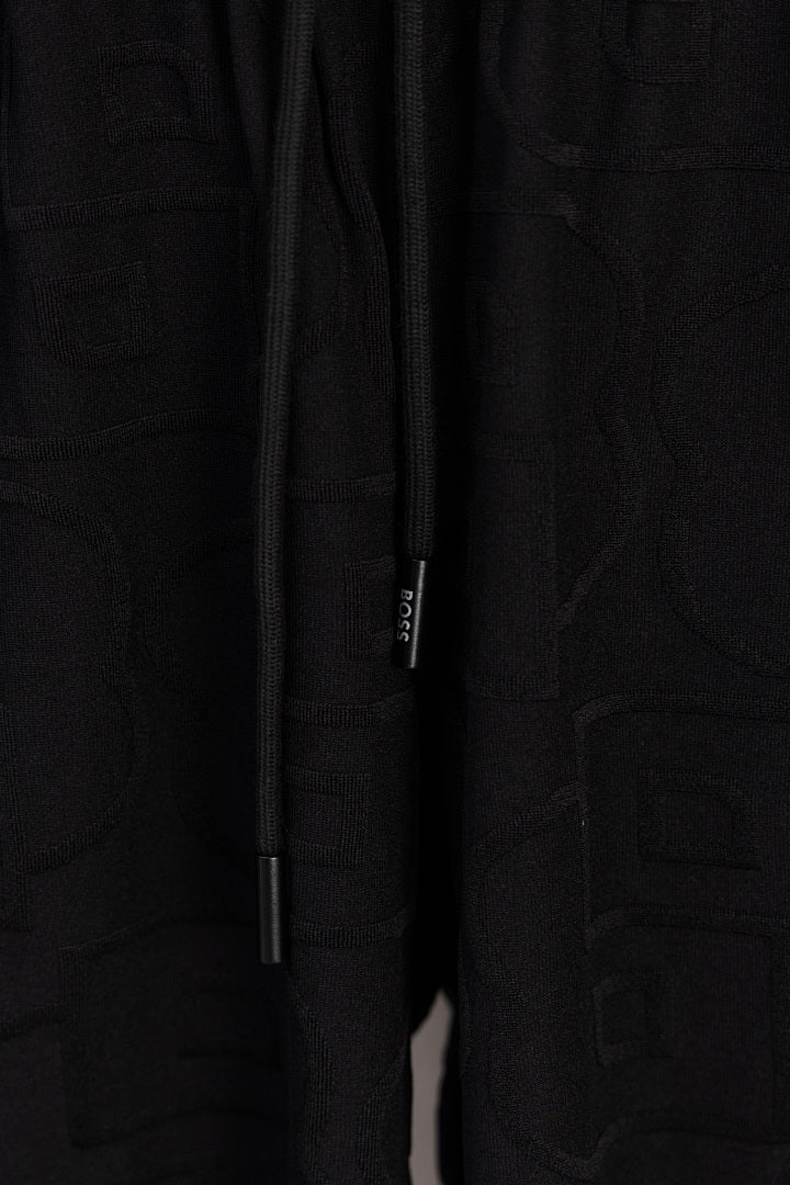 BOSS Zweiteiler mit Stehkragen und Monogramm-Prägung - Schwarz - 18
