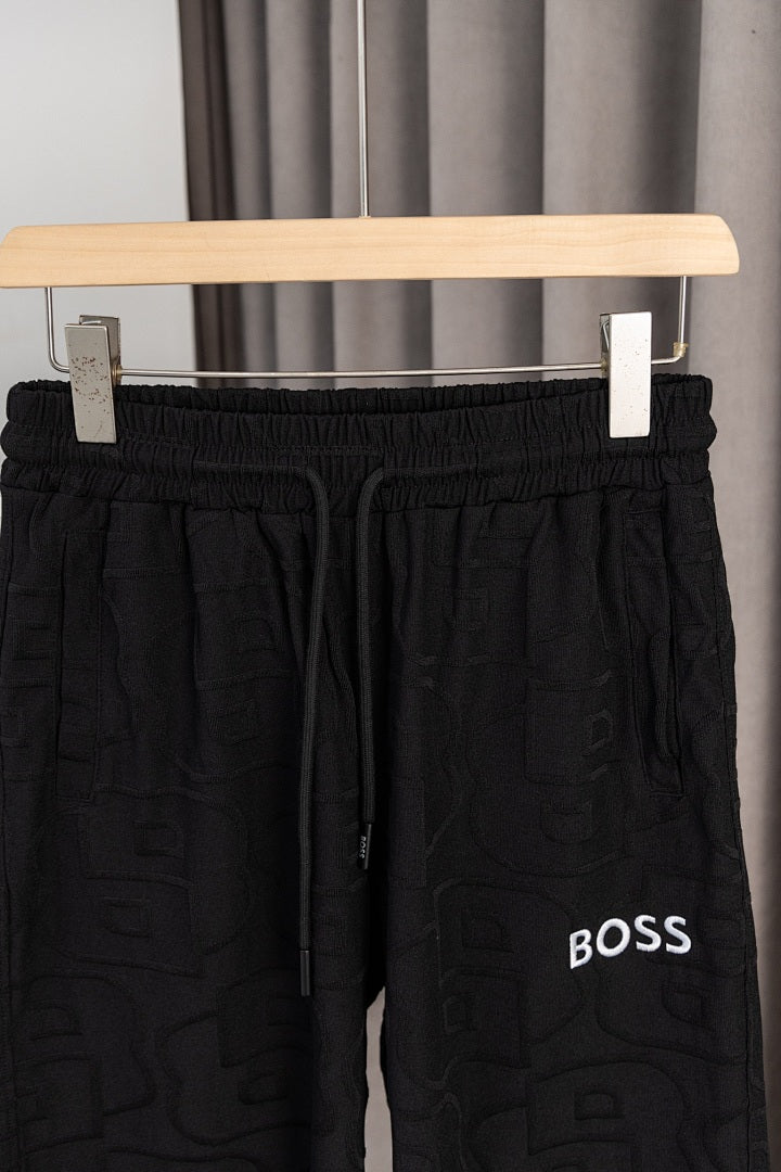 BOSS Zweiteiler mit Stehkragen und Monogramm-Prägung - Schwarz - 19