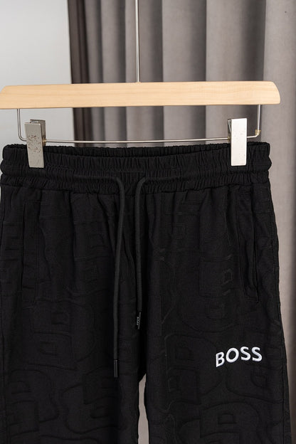 BOSS Zweiteiler mit Stehkragen und Monogramm-Prägung - Schwarz - 19