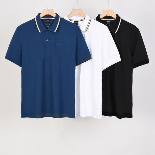 BOSS Poloshirt mit Kontrastkragen - 1