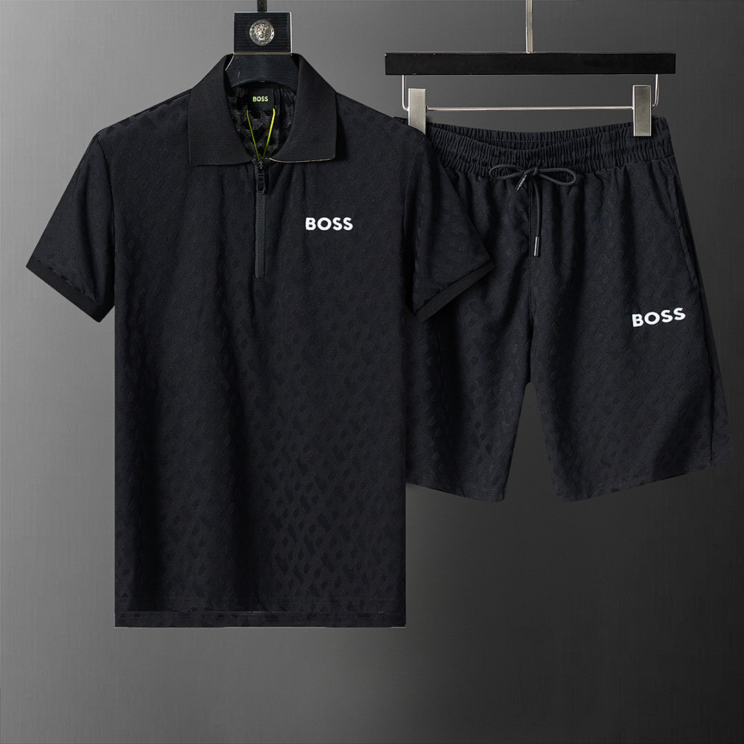 BOSS Zweiteiler mit Monogramm-Prägung - Schwarz - 1