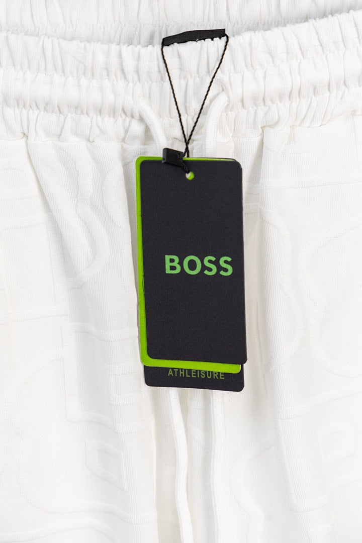 BOSS Zweiteiler mit Stehkragen und Monogramm-Prägung - Weiß - 20