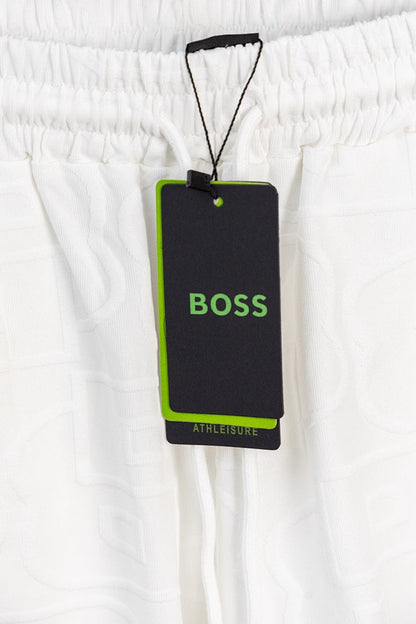 BOSS Zweiteiler mit Stehkragen und Monogramm-Prägung - Weiß - 20
