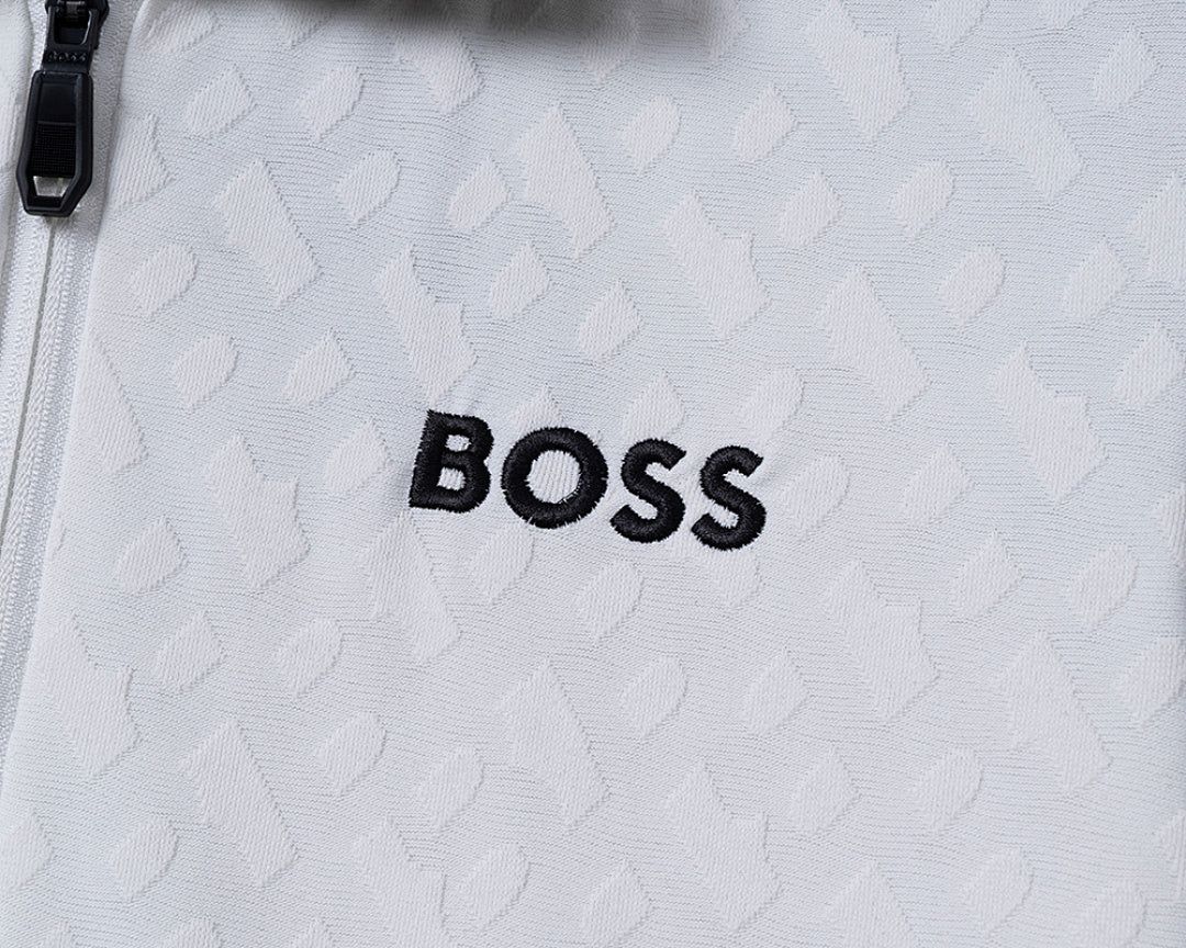 BOSS Zweiteiler mit Monogramm-Prägung - Weiß - 22