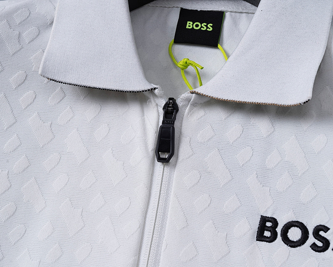 BOSS Zweiteiler mit Monogramm-Prägung - Weiß - 23