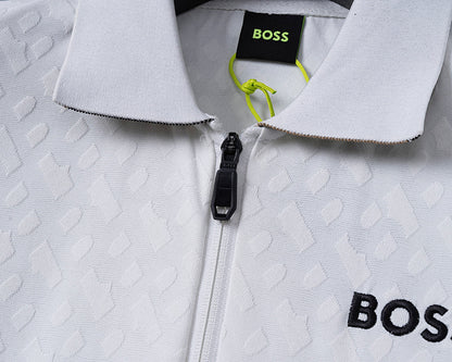 BOSS Zweiteiler mit Monogramm-Prägung - Weiß - 23