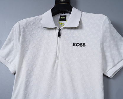 BOSS Zweiteiler mit Monogramm-Prägung - Weiß - 24