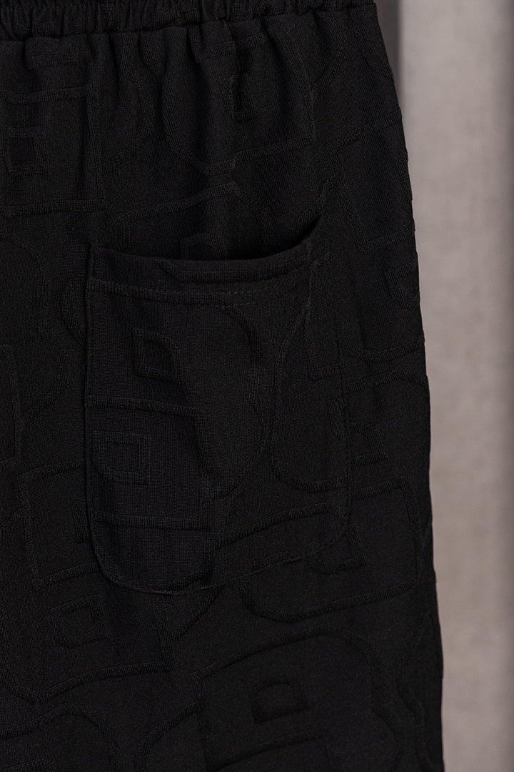 BOSS Zweiteiler mit Stehkragen und Monogramm-Prägung - Schwarz - 24