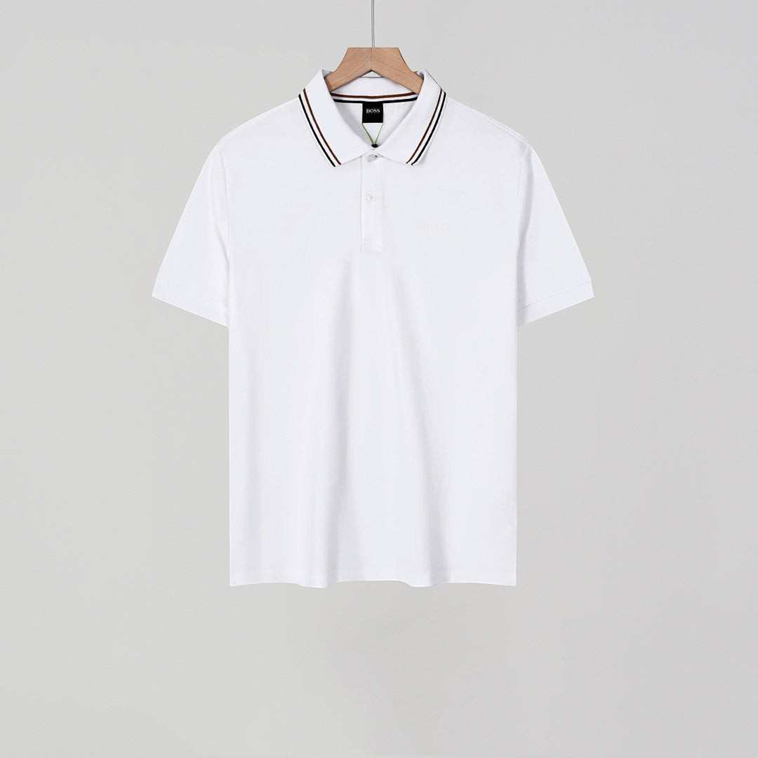 BOSS Poloshirt mit Kontrastkragen - 3