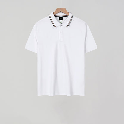 BOSS Poloshirt mit Kontrastkragen - 3