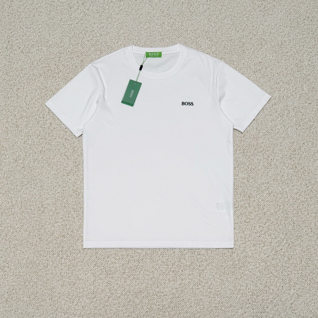 BOSS Essential T-Shirt mit dezentem Logo - 3