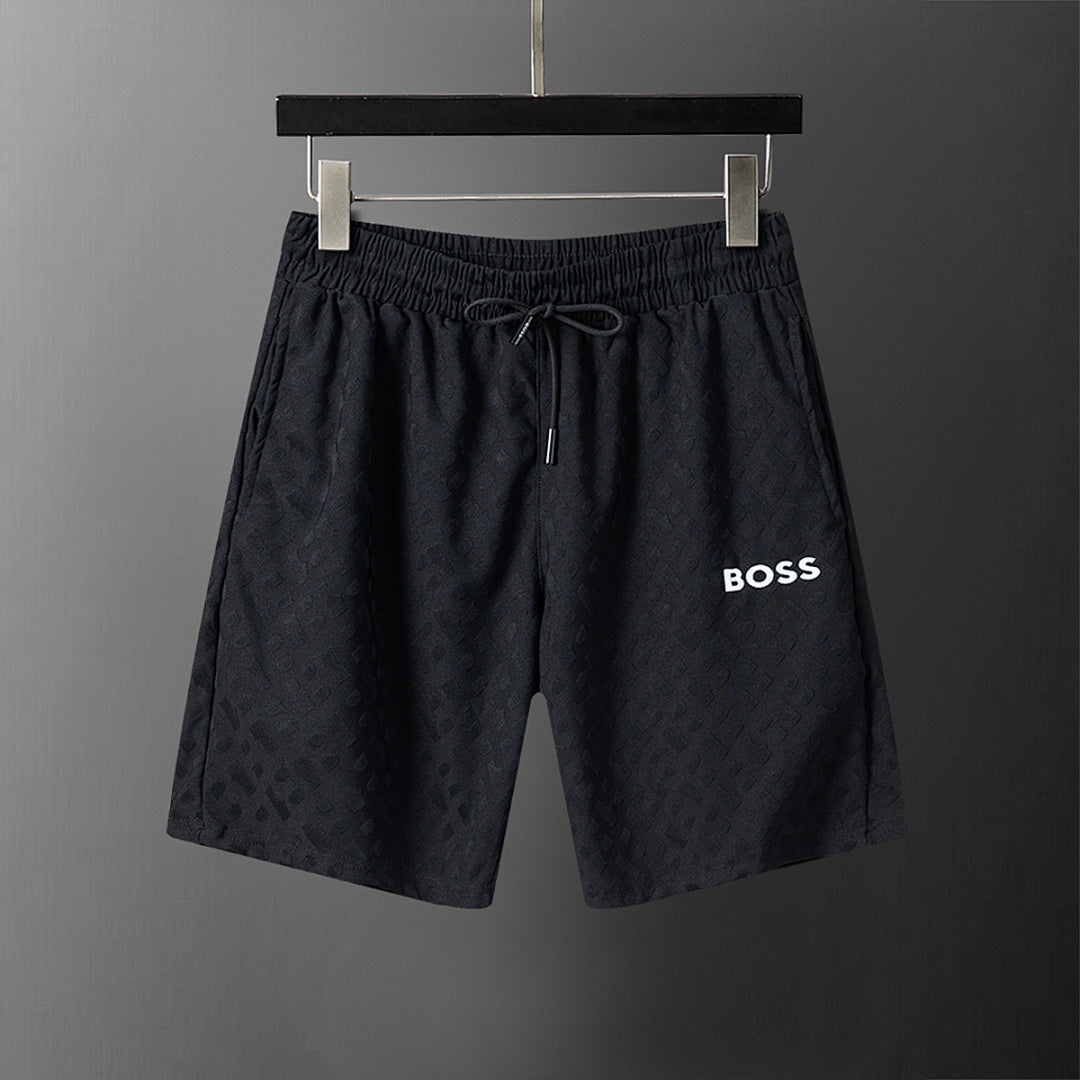 BOSS T-Shirt-Zweiteiler mit Monogramm-Prägung - Schwarz - 4