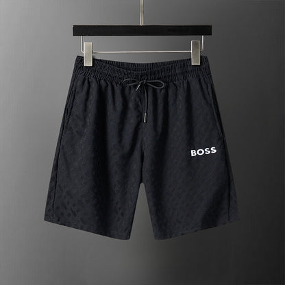 BOSS T-Shirt-Zweiteiler mit Monogramm-Prägung - Schwarz - 4