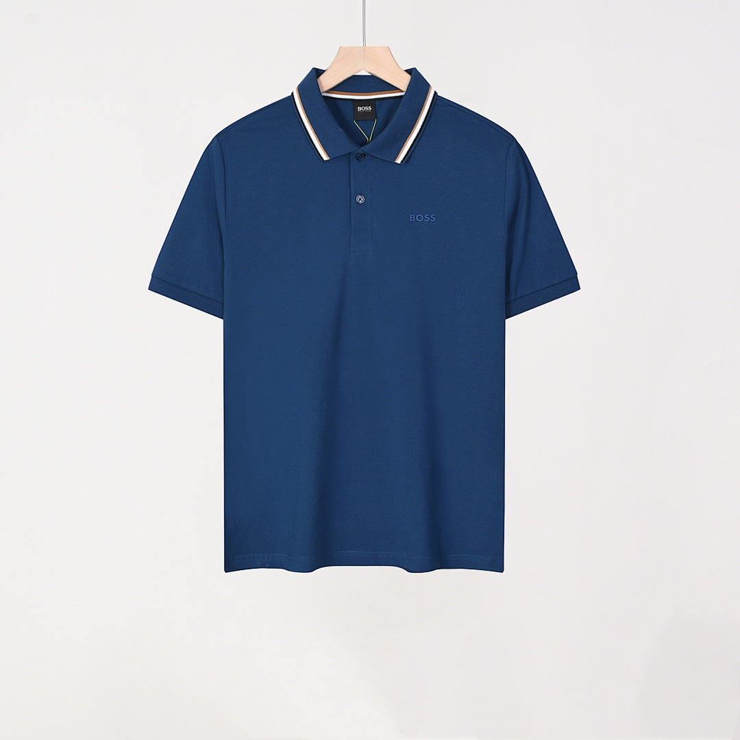 BOSS Poloshirt mit Kontrastkragen - 4