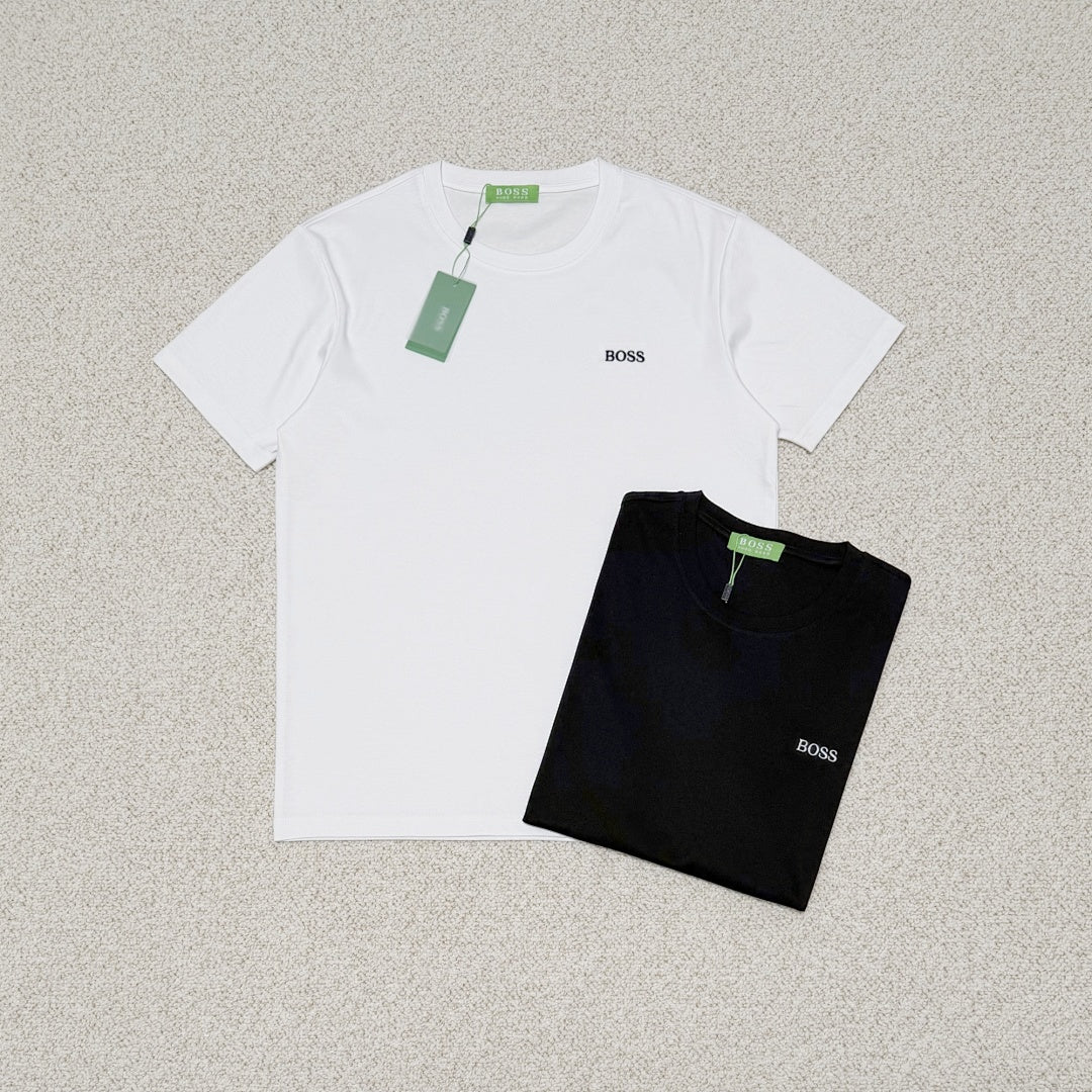 BOSS Essential T-Shirt mit dezentem Logo - 4