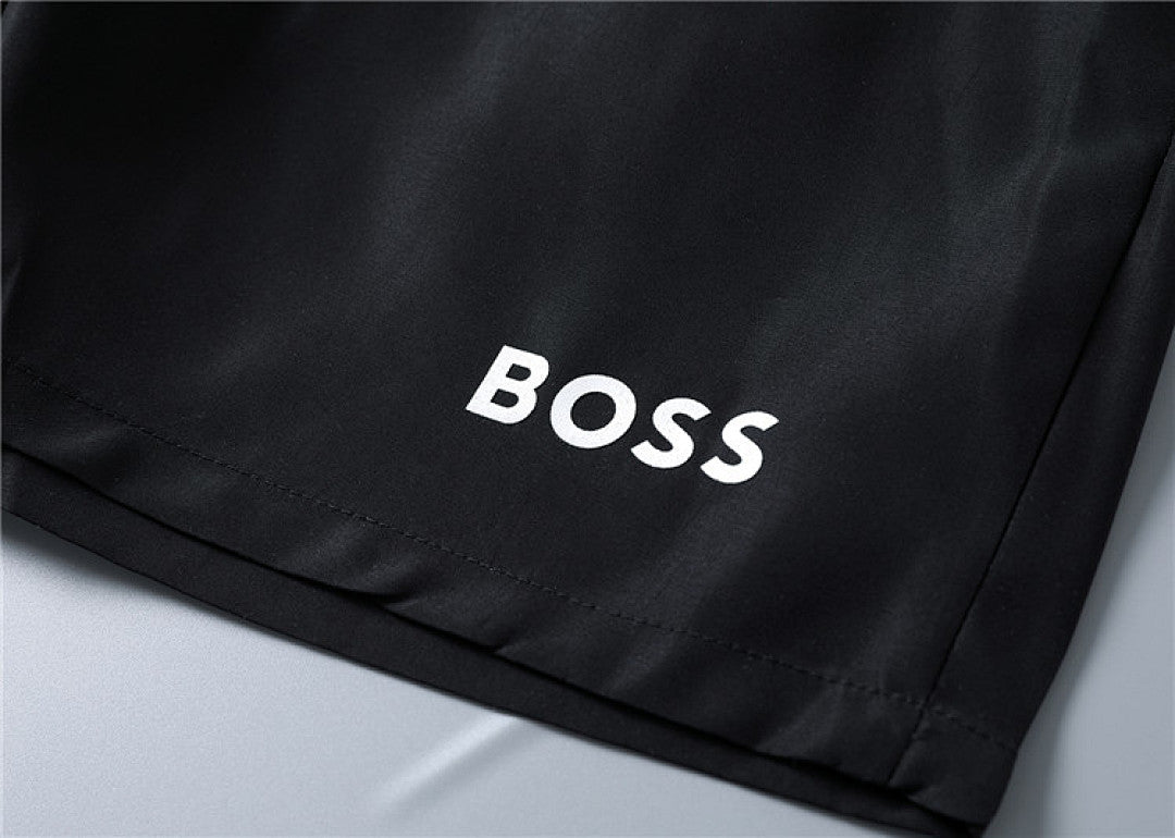 BOSS Badeshorts mit Kontrastbund - 7