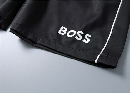 BOSS Badeshorts mit Seitenstreifen - 7